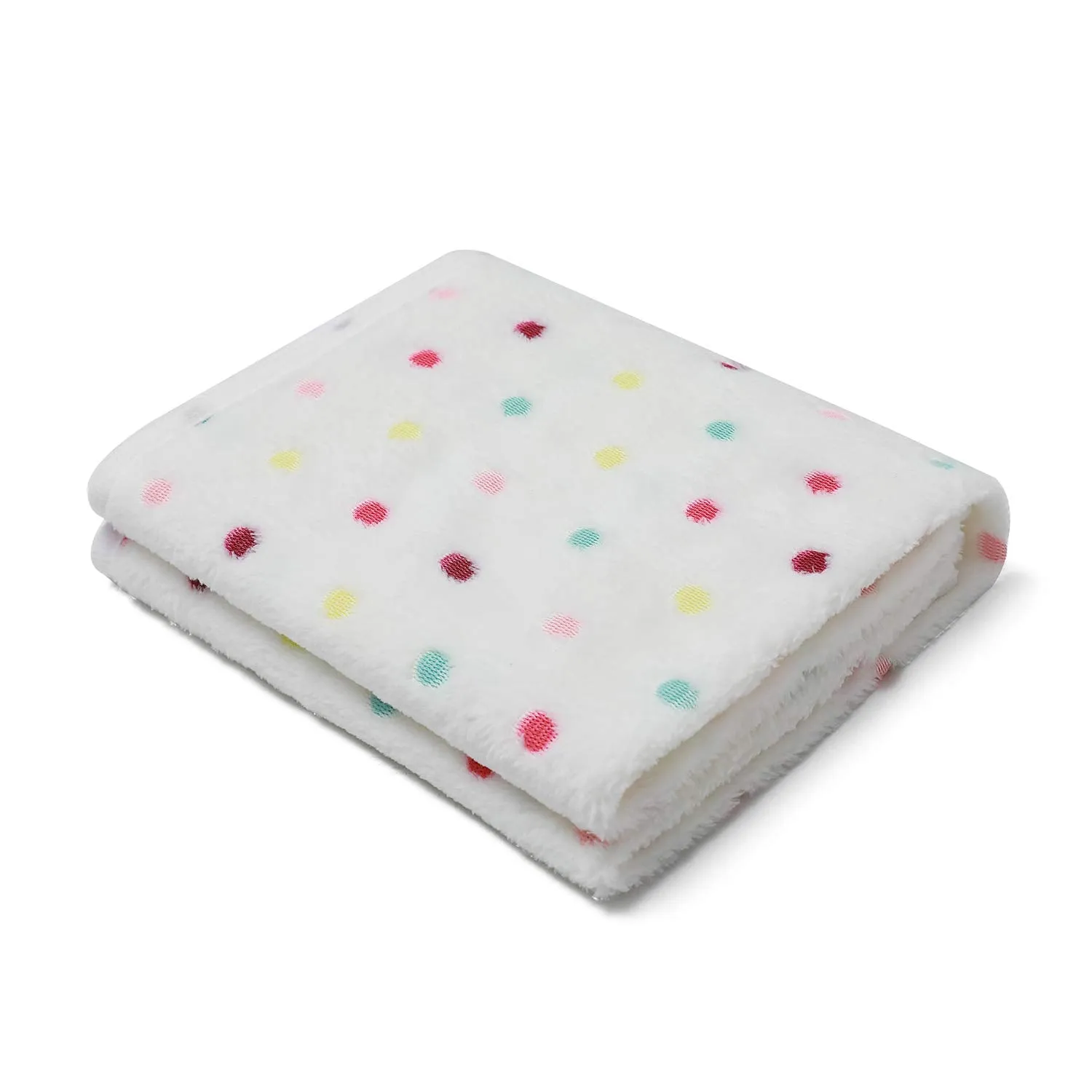 1 Pack 3 Blankets Super Soft Cute Dot Pattern Pet Blanket Flannel Throw for Dog Puppy Cat Dot (Small(23x16), Beige) Small(23*16")