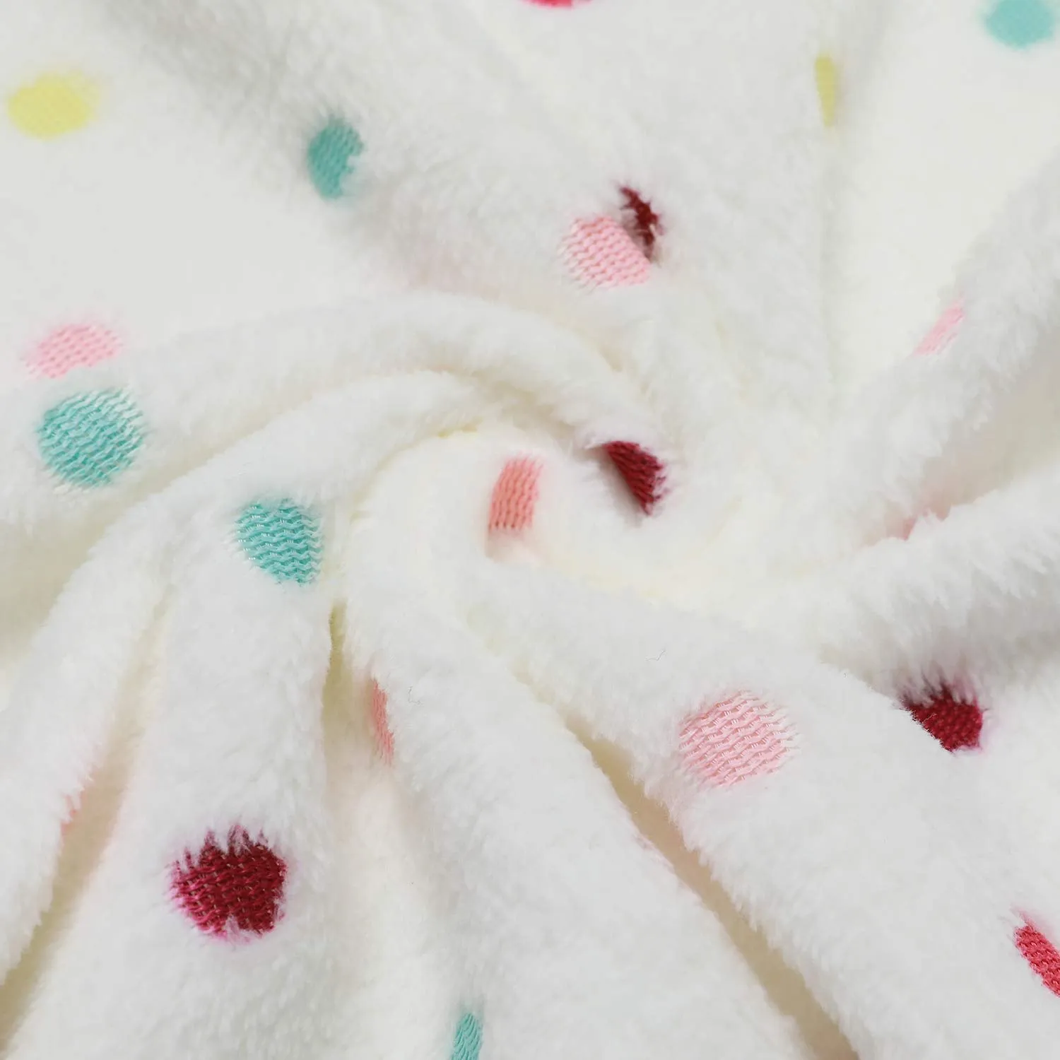 1 Pack 3 Blankets Super Soft Cute Dot Pattern Pet Blanket Flannel Throw for Dog Puppy Cat Dot (Small(23x16), Beige) Small(23*16")
