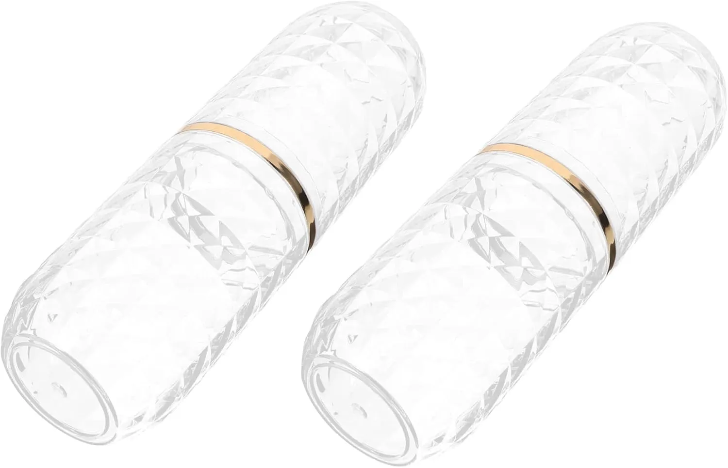 2Sets Portable Toothbrush Case Travel Toothbrush Holder Toothpaste Storage Container for Home Hotel Durable Pet Material Compact Design Multipurpose Use