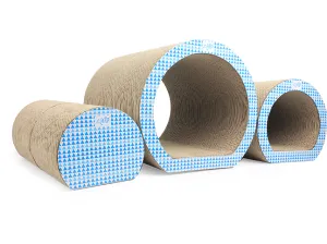 AFP Modern Cat-Cave Cardboard Scratcher - Set Of 3 AFP Modern Cat-Cave Cardboard Scratcher - Set Of 3