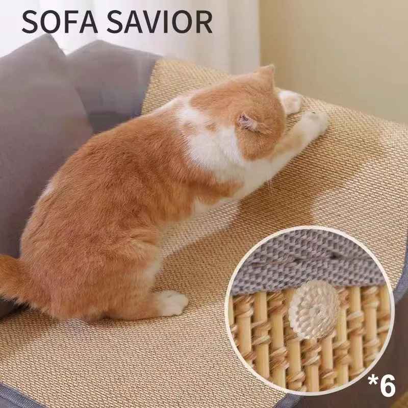 Anti-Cat Scratch Sofa Protector & Scratch Board Pad