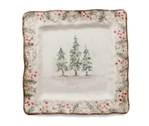 Arte Italica Natale 8.5'' Square Plate