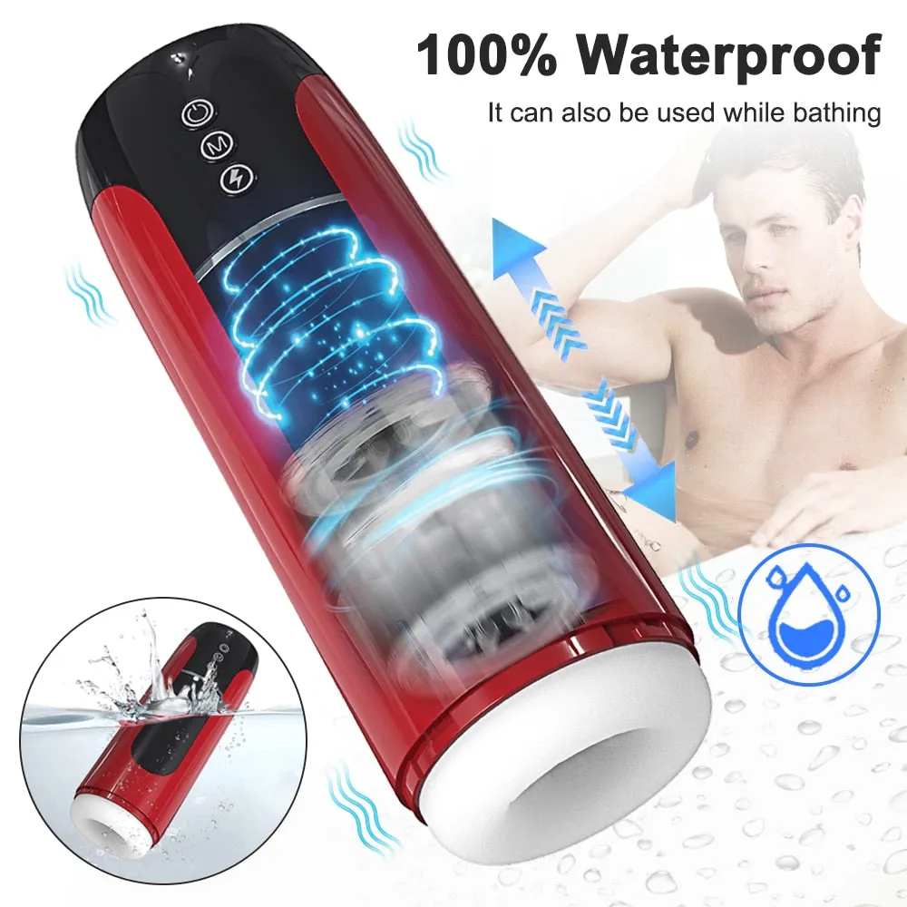 Automatic Thrusting Male Masturbator Cup Waterproof Masturbation Sex Toys for Men
