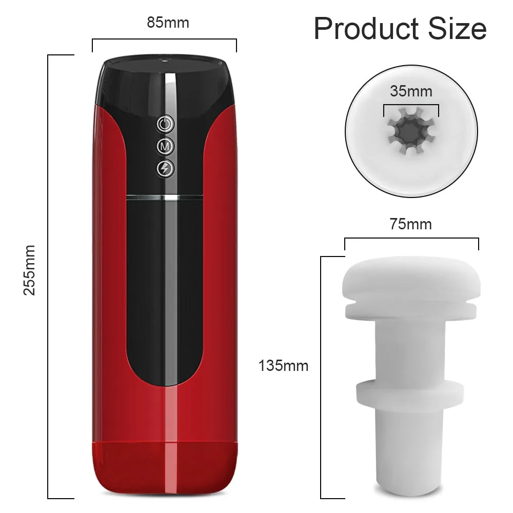 Automatic Thrusting Male Masturbator Cup Waterproof Masturbation Sex Toys for Men