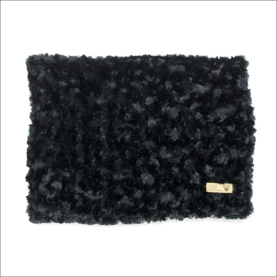 Black Curly Sue Pet Blanket By Susan Lanci