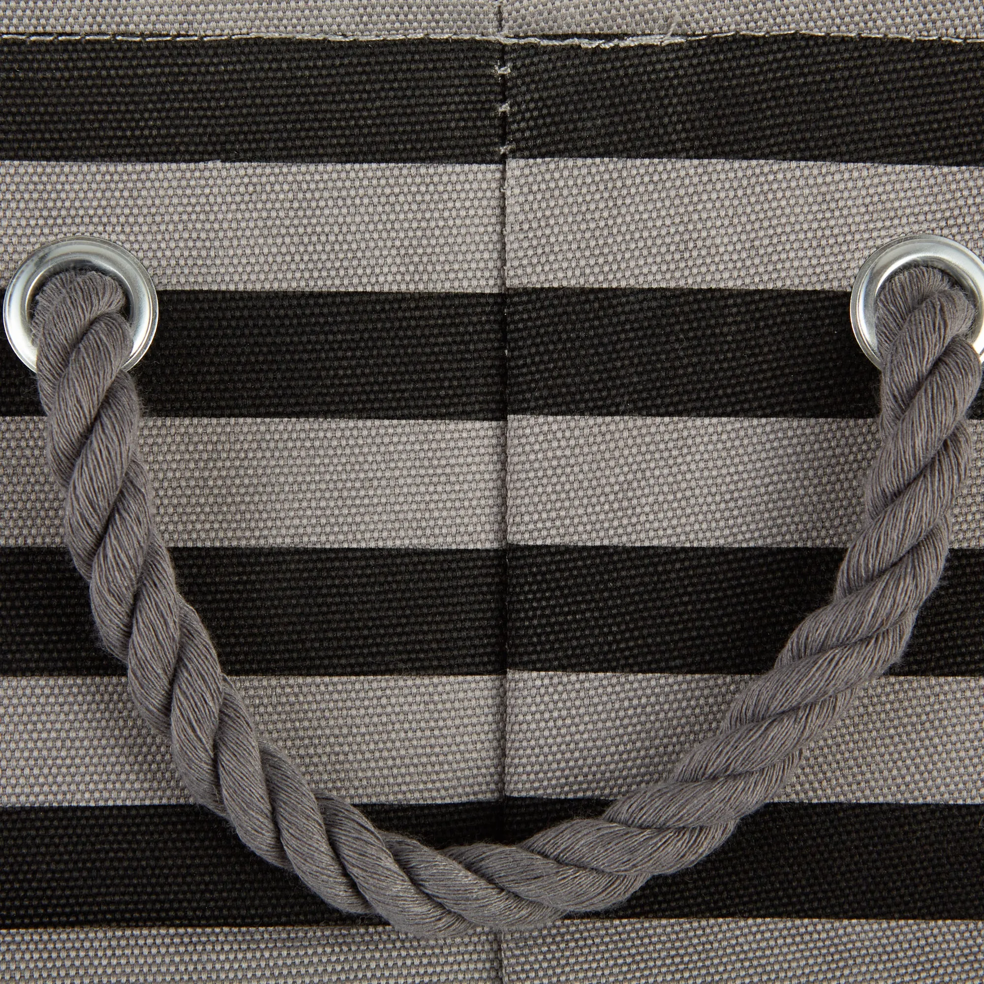 Bone Dry Pet Storage Bin, Striped Paw Patch, Black, Large - 17.5x12x15"