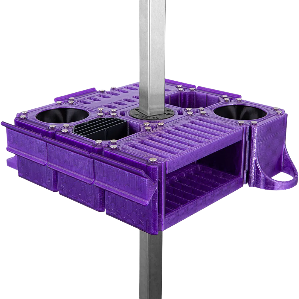 Custom Cube Tool Caddy Jolly Purple by Vanity Fur