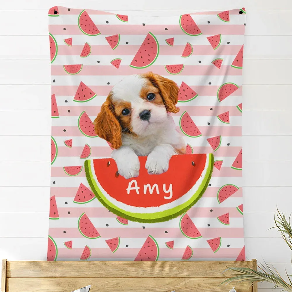 Custom Photo Blankets Personalized Photo Fleece Blanket Painting Style Blanket-For Pet 29