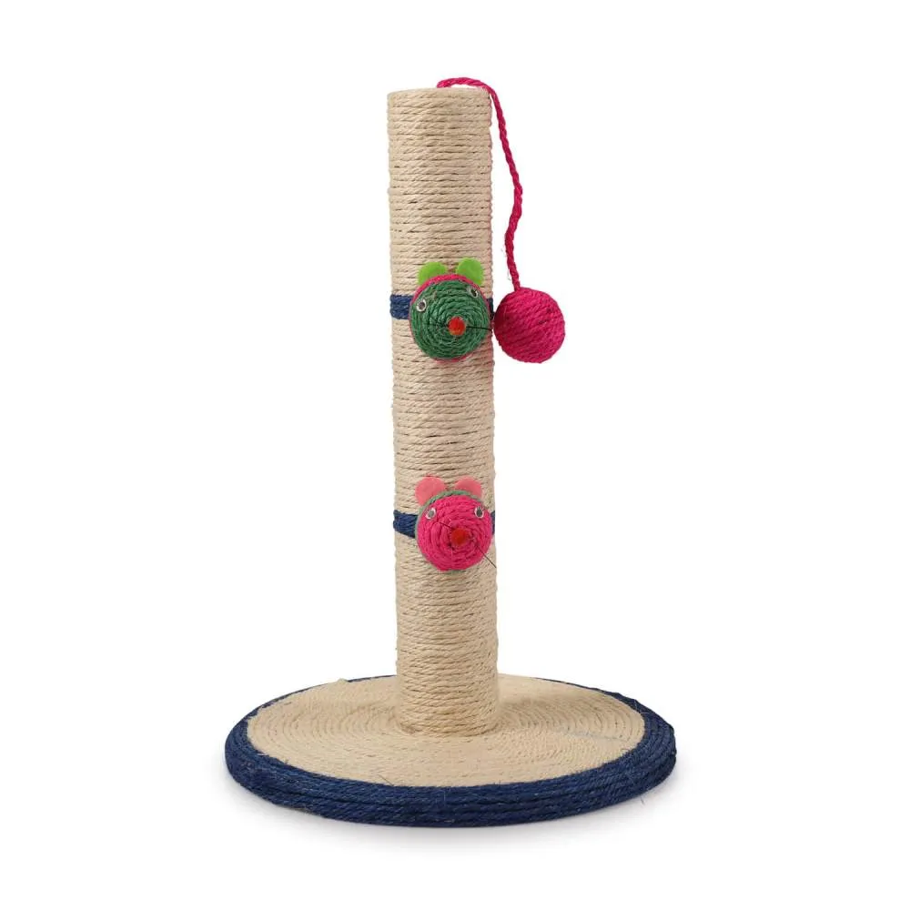 Dear Pet Cat Scratcher with Mouse- Pillar