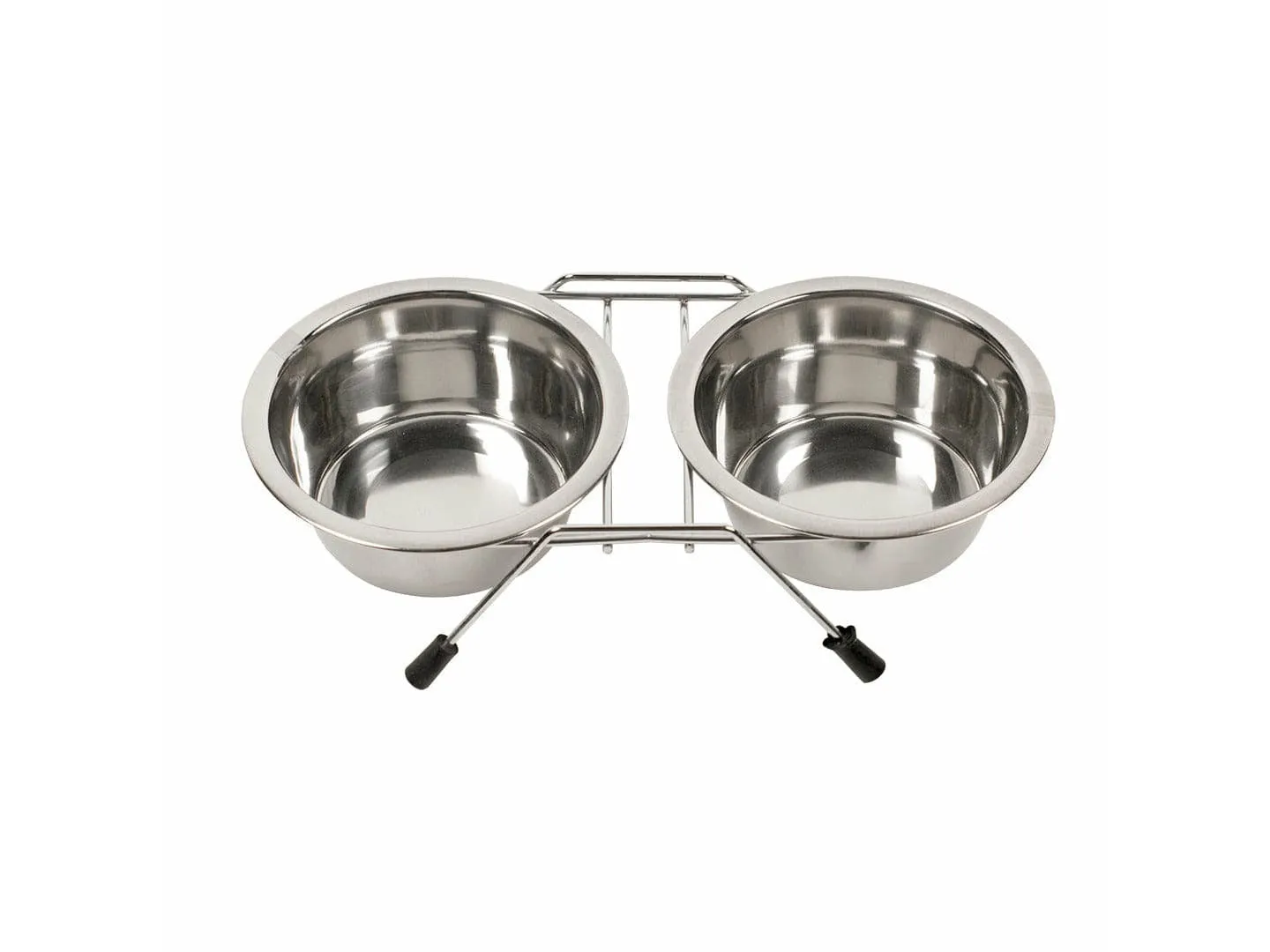 DINNER SET WIRE STAND   BOWLS L - 2xØ21cm silver