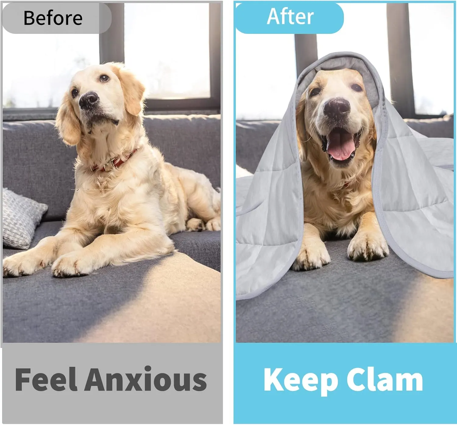 Dog Cooling Blanket, 0.4 Q-MAX Cooling Blanket For Large Dogs Washable, Cool To Touch Dog Blankets For Bed Cover, Soft Lightweight Cooling Dog Blanket Help Your Pet Sleep Well In Summer (48"62"/Grey)
