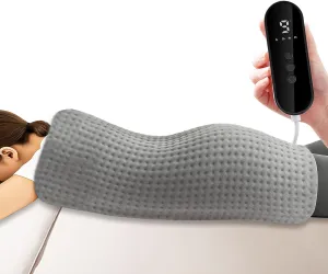 Electric Heating Pad for Back Pain and Period Cramps Relief, 17"x33" Extra Large XL 9 Heating Levels Heat Pad with 4-Hour Auto-Off, Gifts for Women and Mom, Men (XL-17*33)
