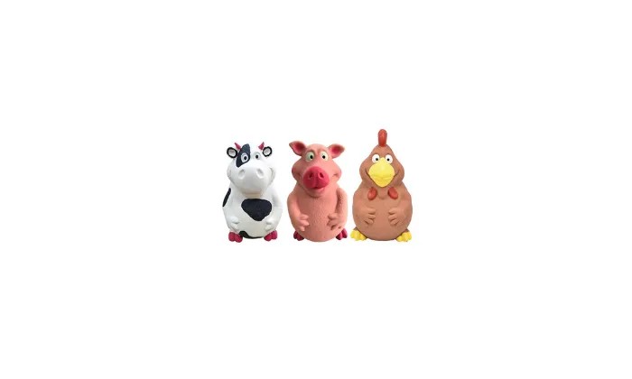 Farm Animal Dog Squeaky Toy