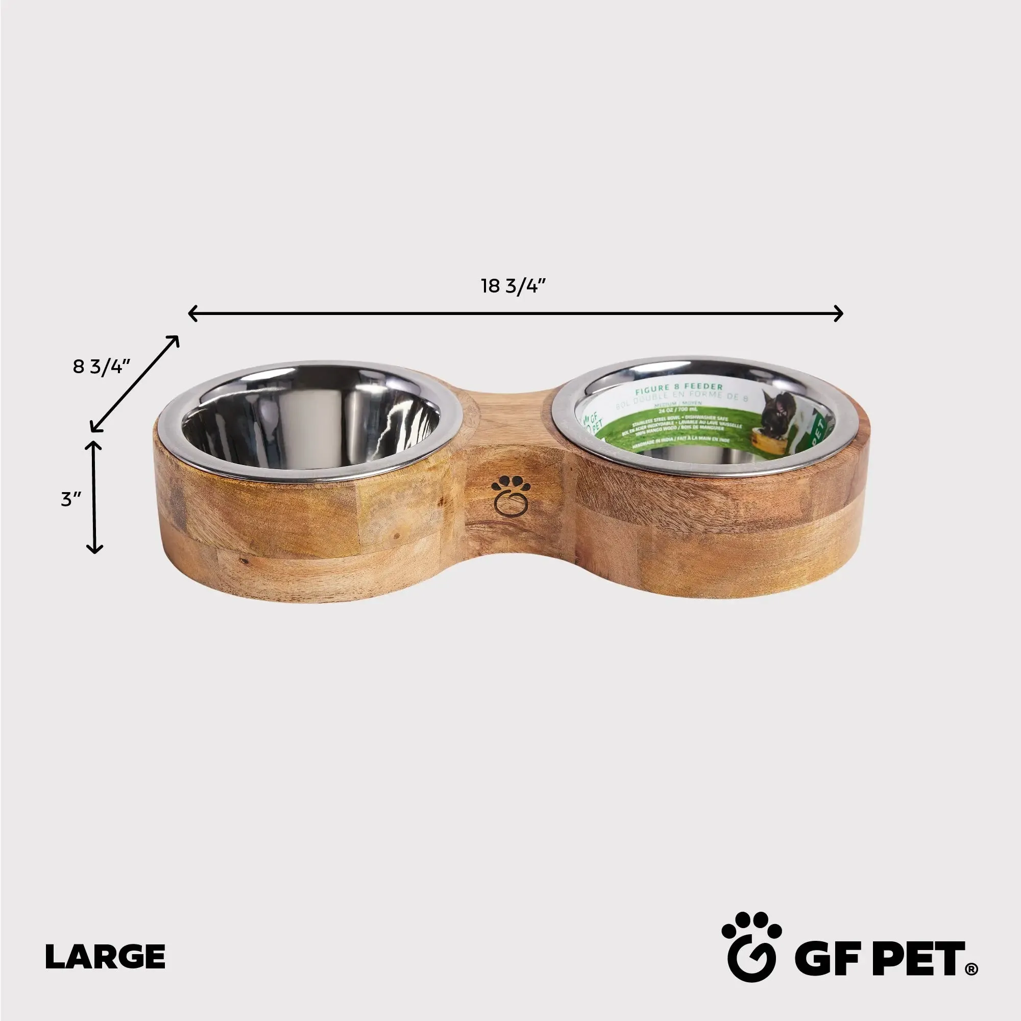 Figure-8 Pet Feeder