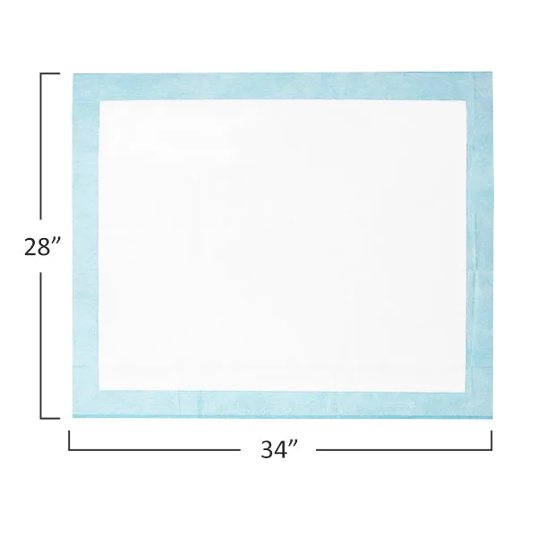 Fluffy Ventures Disposable Potty Training Pee Pads - Dog and Puppy, 28" x 34", 40/320/1600 Count, Bulk