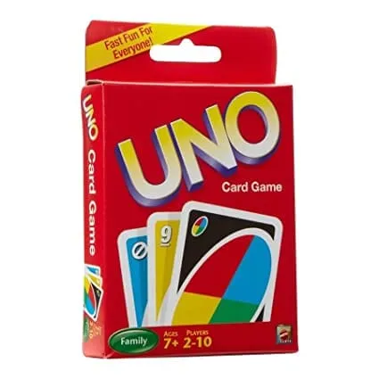 G.FIDEL UNO Family Card Game, with 112 Cards, Makes a Great Gift for 7 Year Olds and Up