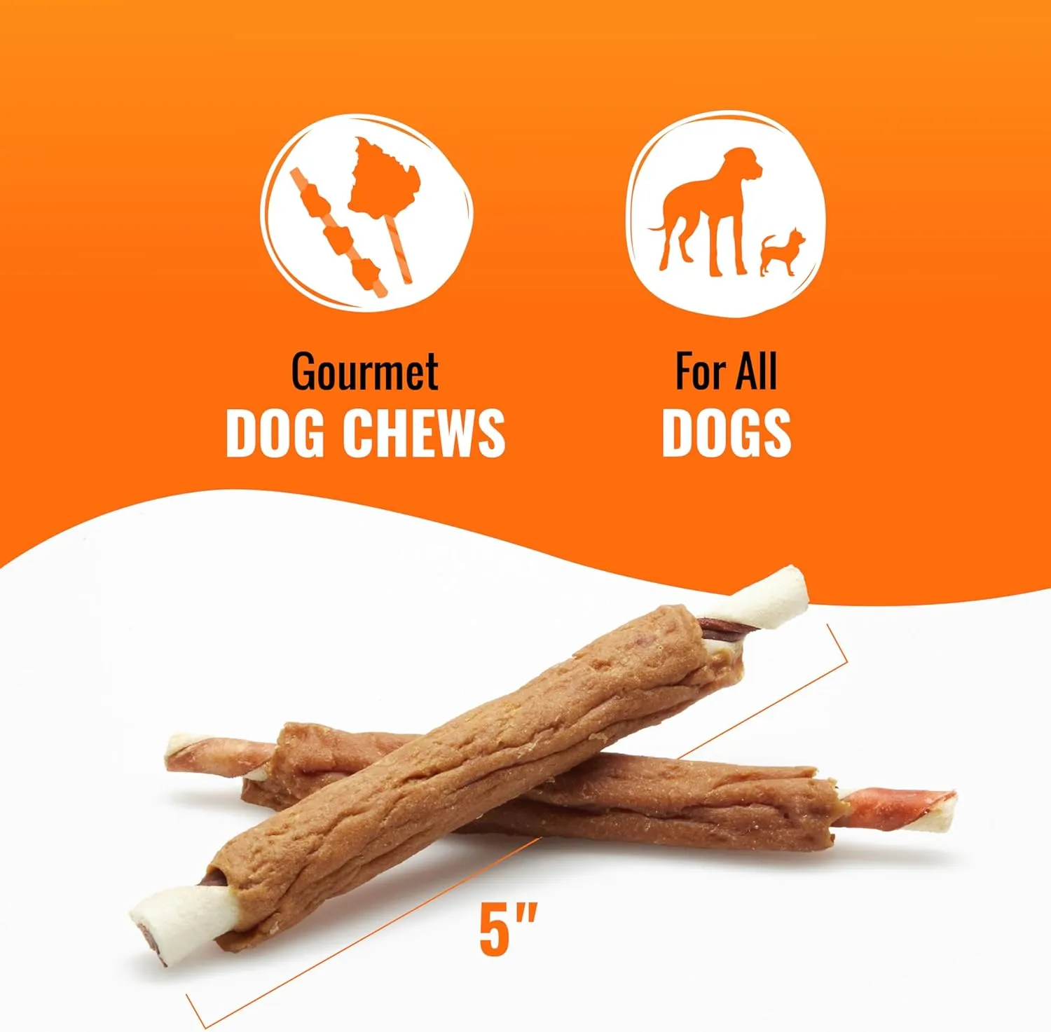Good n Fun Triple Flavor Ribs Chews for All Dogs, 12 Ounces, Treat Your Dog to Long-Lasting Chews Made with Beef Hide, Chicken and Pork Hide