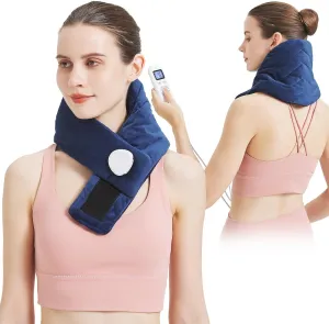 Heating Pad for Neck Pain Relief, Neck Heating Pad for Soreness Stiffness,Heated Wrap Warmer for Cervical Spondylosis,Auto Shut Off,86-158F Temp Setting