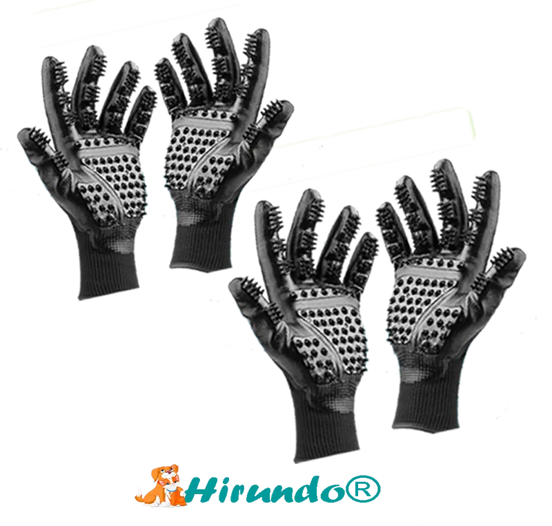 Hirundo® Pet Grooming Gloves For Cats, Dogs & Horses - ( pair )