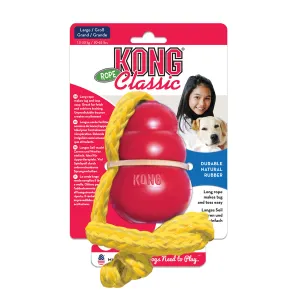 Kong Classic w/ Rope Medium