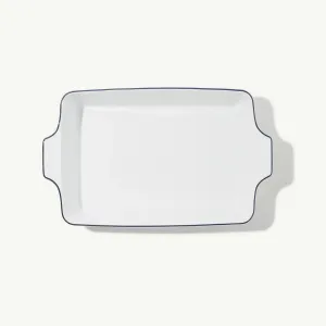 Made in Rectangular Baking Dish Navy Rim 9x13"