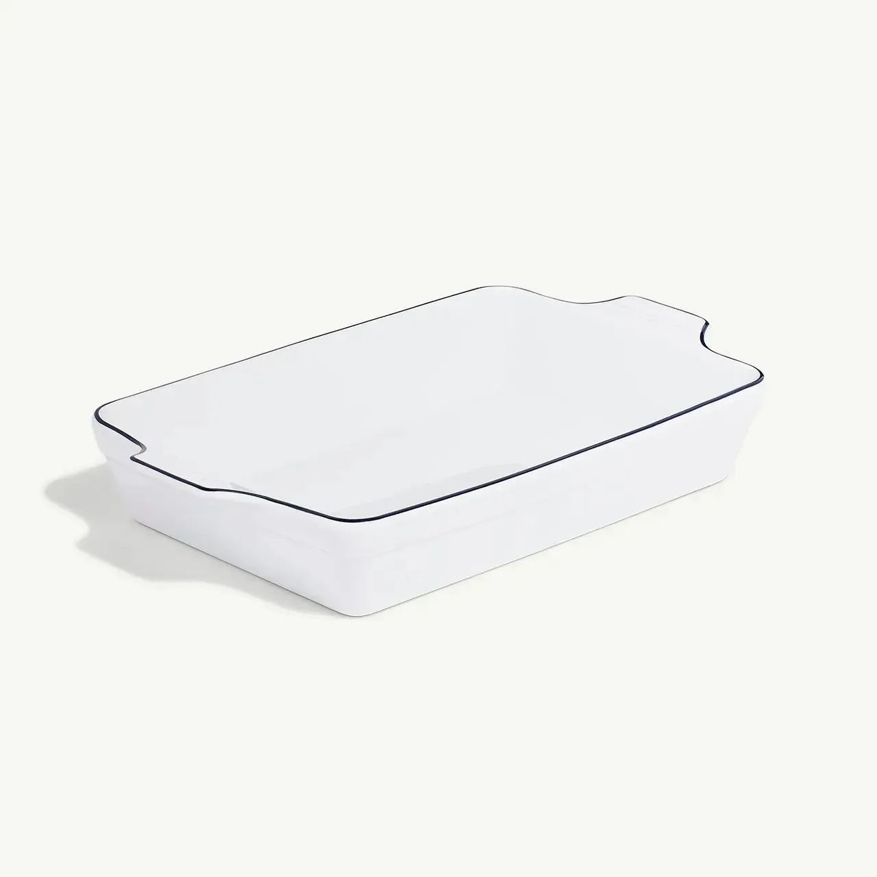 Made in Rectangular Baking Dish Navy Rim 9x13"