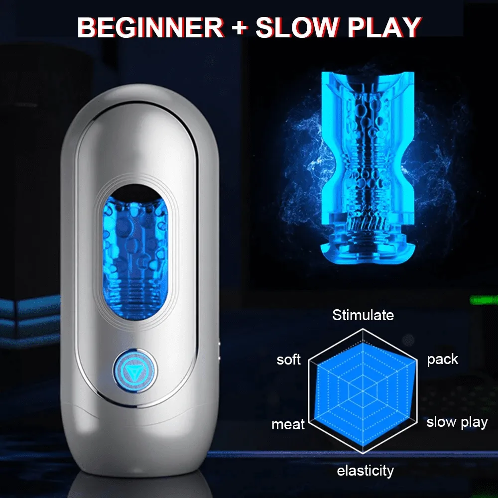 Male Sex Toys for Masturbation / Automatic Blowjob Machine with Remote