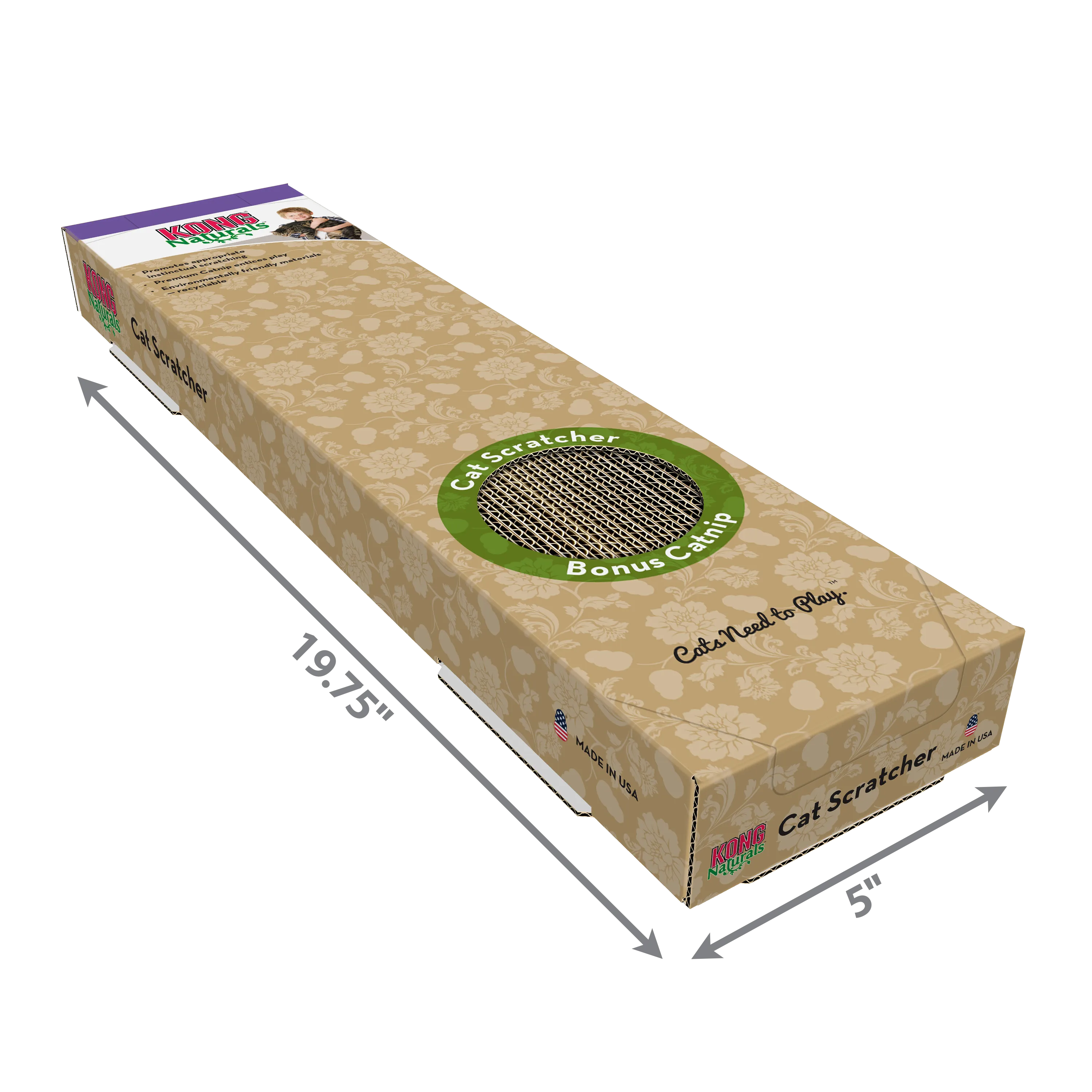 Naturals Single Cat Scratcher