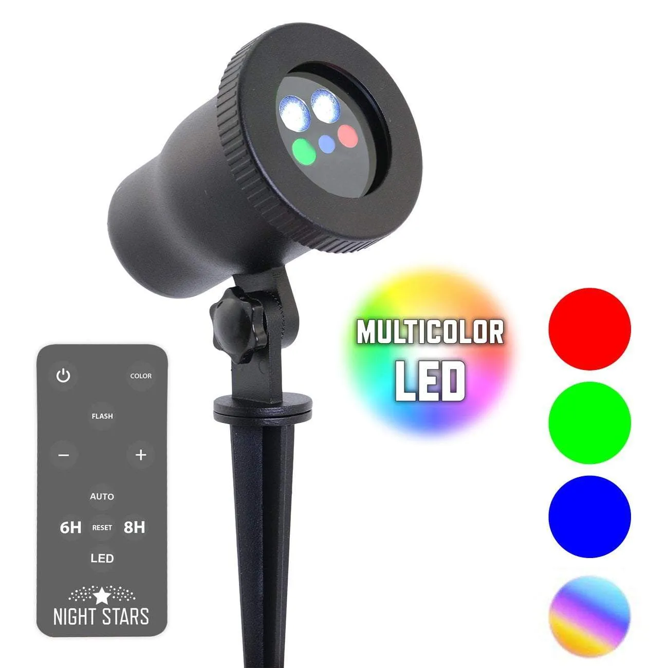 Night Stars Red, Green and Blue Laser with 16 Color LED