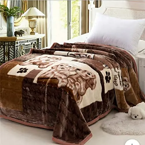 OMAJA HOME Silky Soft Floral Double Bed Embossed Double PlSilky Mink Blanket for Winters - Embossed Design That Will Enhance Your Room with Vibrant Attractive -(Multicolor), lightweight