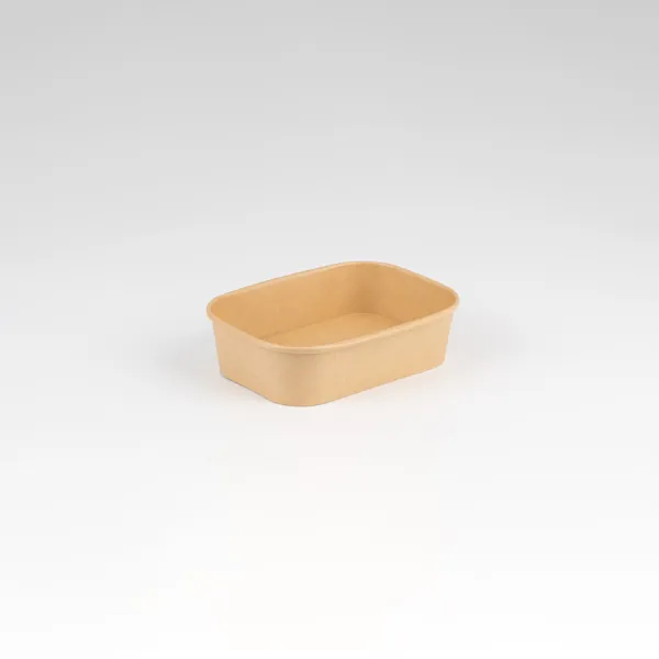 PE Coated Rectangular Kraft Bowls x300