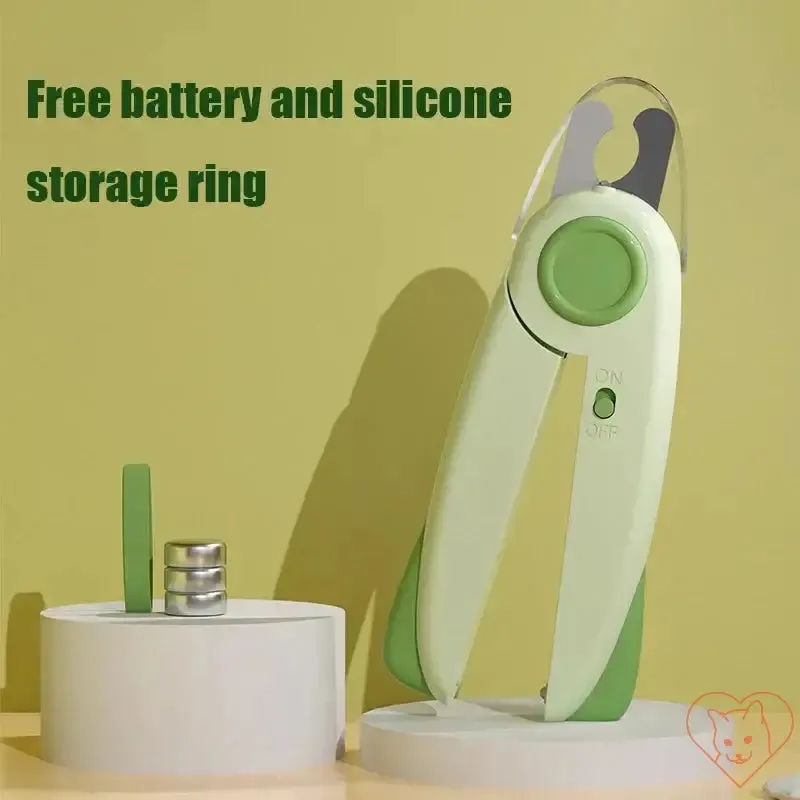 Pet Nail Clippers with LED Light