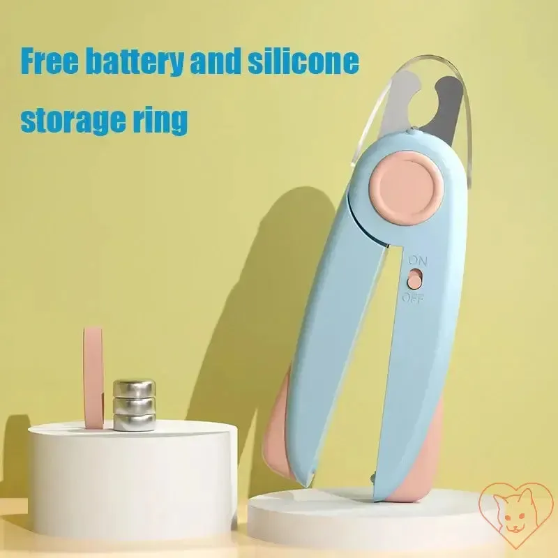 Pet Nail Clippers with LED Light