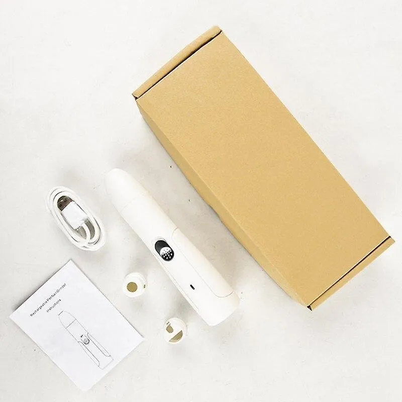 Pet nail tools usb charging nail sharpener automatic cleaning manicure nail polisher white pet nail art tools