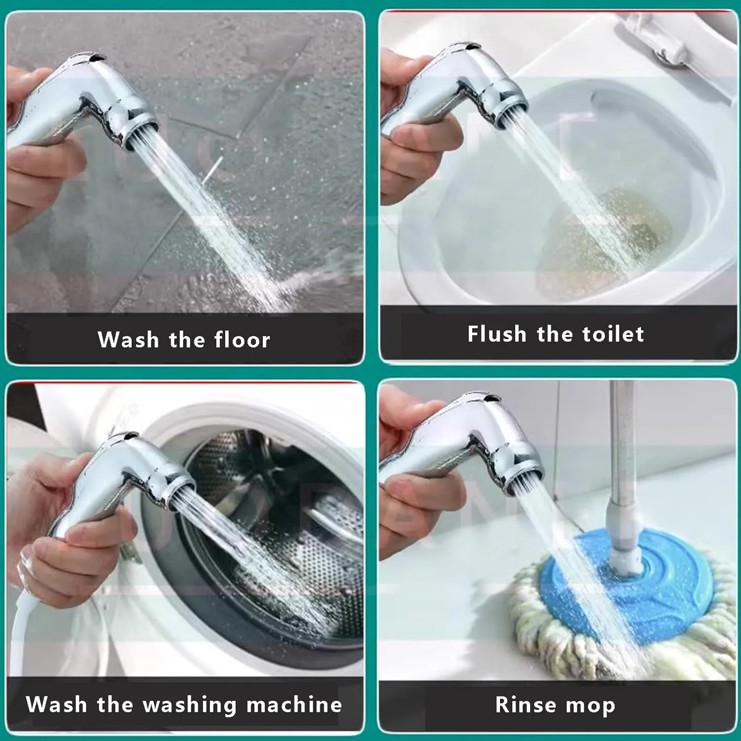 Pet Wand Pro Dog Shower Attachment - Complete Dog Bath Kit with Towel and Gloves
