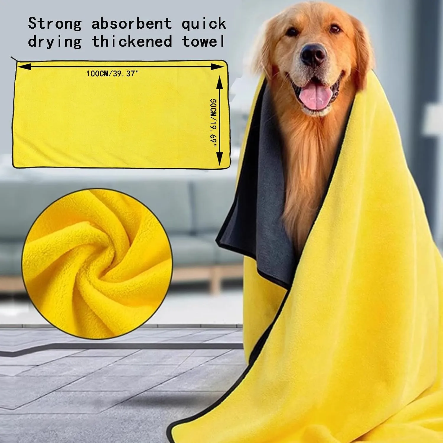 Pet Wand Pro Dog Shower Attachment - Complete Dog Bath Kit with Towel and Gloves