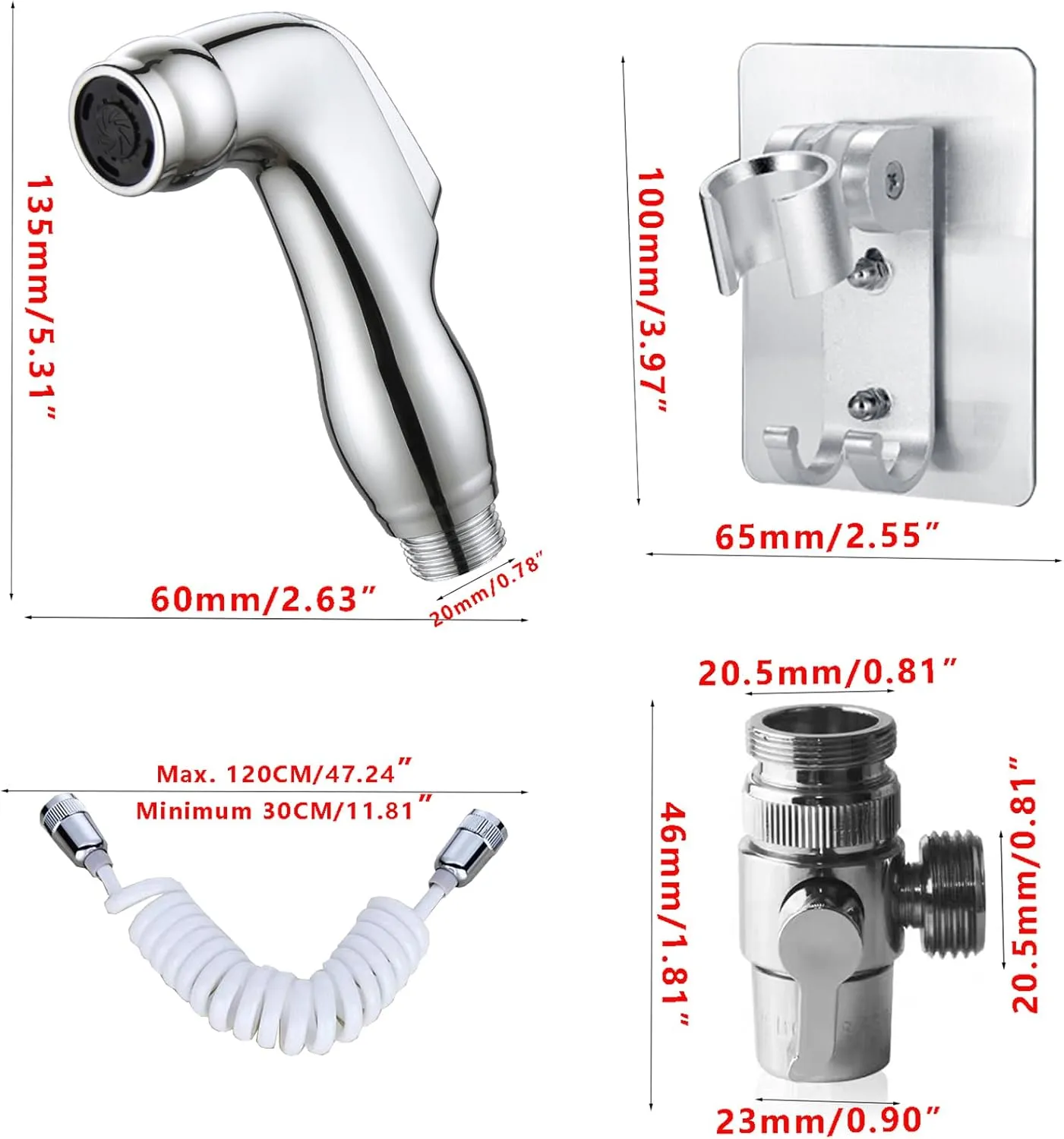Pet Wand Pro Dog Shower Attachment - Complete Dog Bath Kit with Towel and Gloves