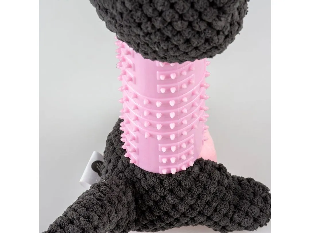 Plush & rubber skunk 24x12x16cm Multicolour