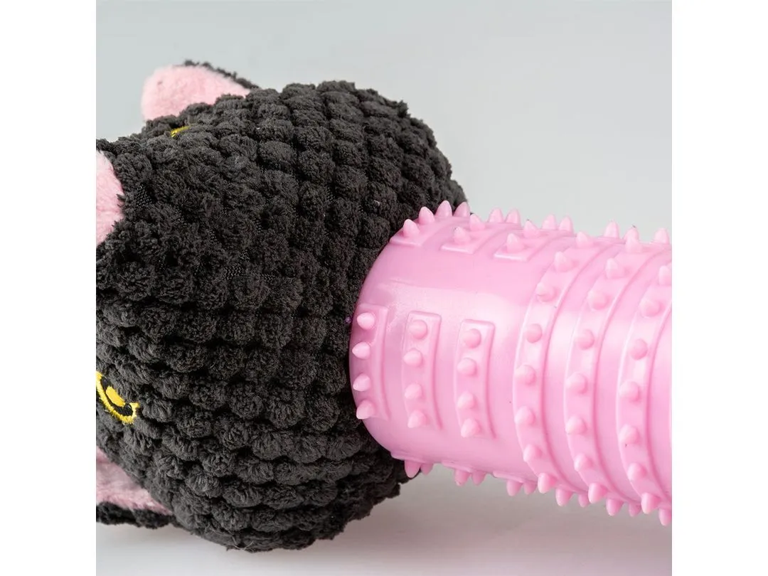 Plush & rubber skunk 24x12x16cm Multicolour