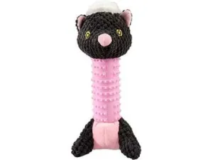 Plush & rubber skunk 24x12x16cm Multicolour
