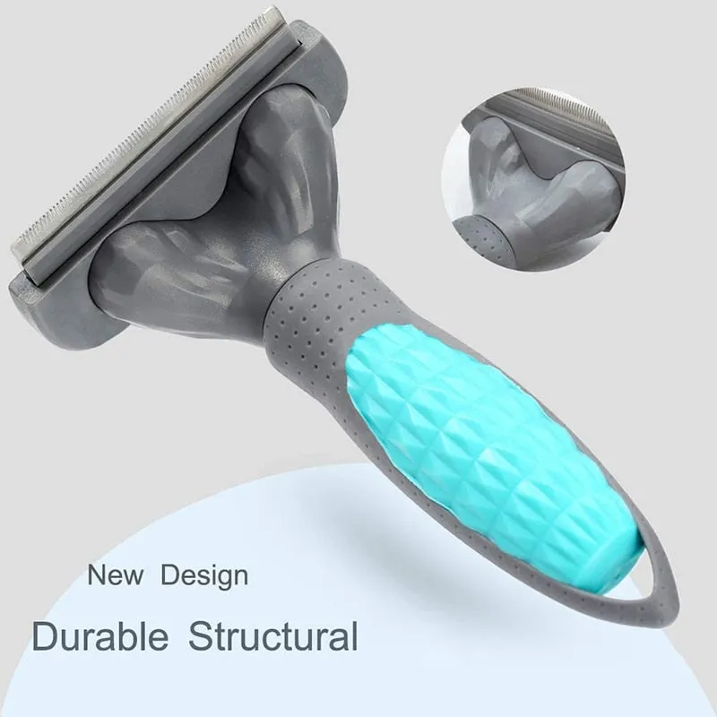 Professional Self Cleaning Dog Comb Pet Brush Effective DE shedding Tool