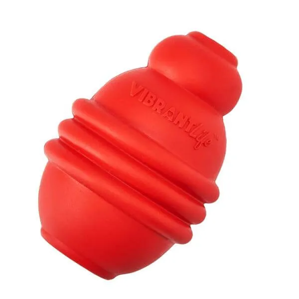 Red Treat Buddy Rubber Chew Toys for Dogs