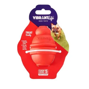 Red Treat Buddy Rubber Chew Toys for Dogs