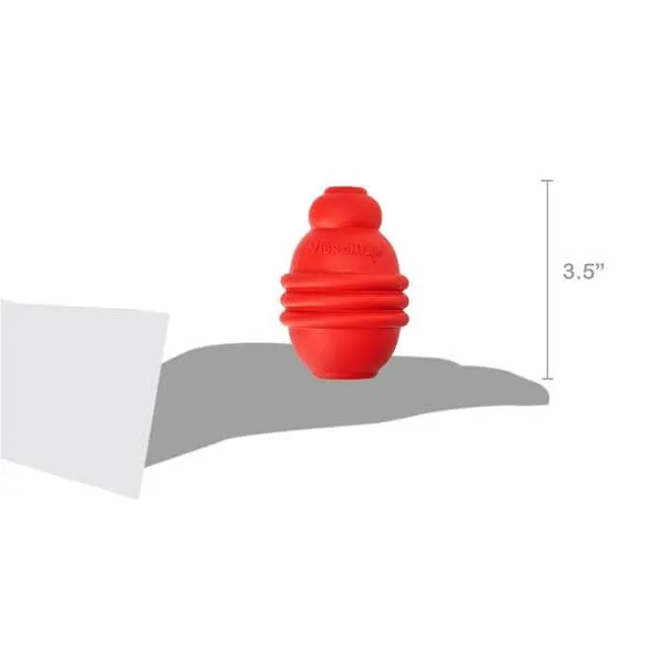 Red Treat Buddy Rubber Chew Toys for Dogs