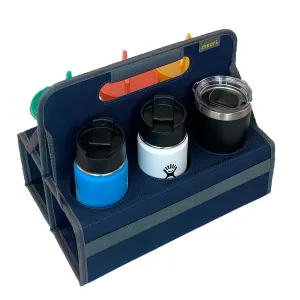 Reusable  Drink Carriers 6-Cup / Marine Blue