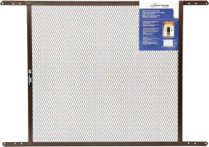 Saint-Gobain ADFORS Brown Screen & Storm Door Grille, 24 Inches x 34 Inches - Durable Door Grille for Added Protection, Pet-Friendly - Brown