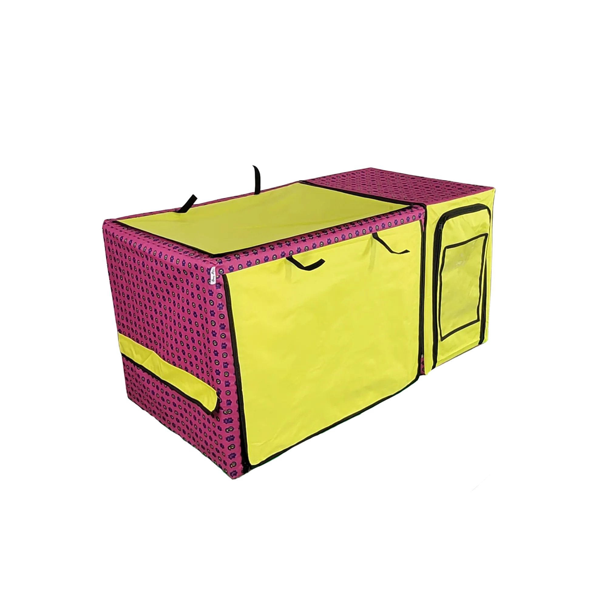 Show Cage (Pink Paws   Yellow)