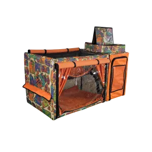 Show Cage (Tan Cats   Orange)