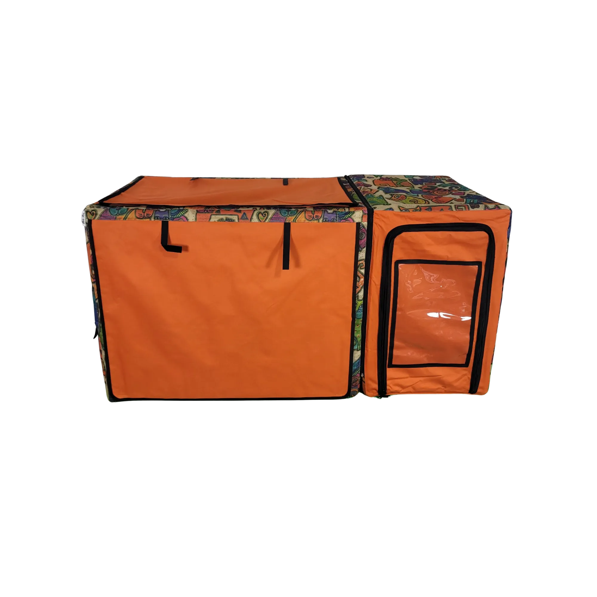 Show Cage (Tan Cats   Orange)