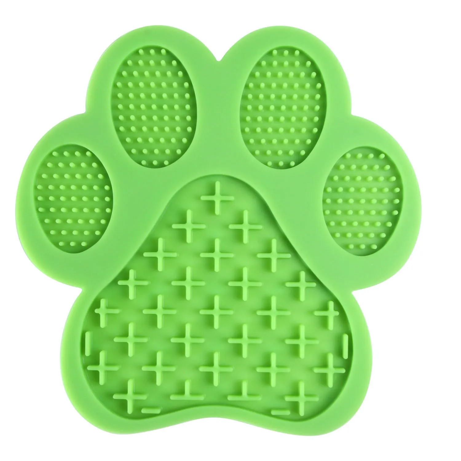 Silicone Dog Paw Shaped Pet Lick Pad Dog Food Bowl